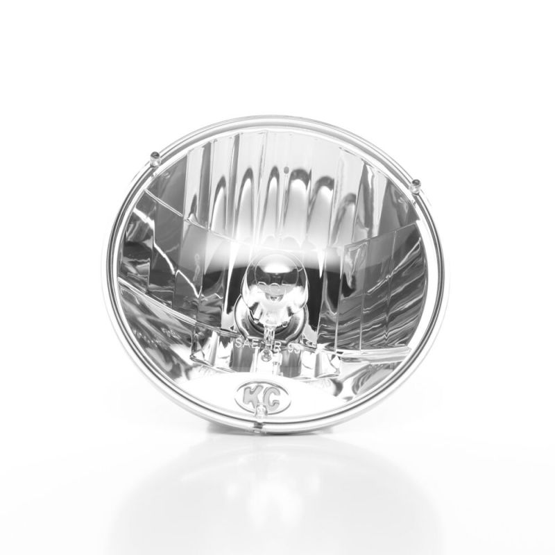 7" H4 DOT Halogen Headlight - Driving Beam - Single - Universal / 97-06 Jeep TJ