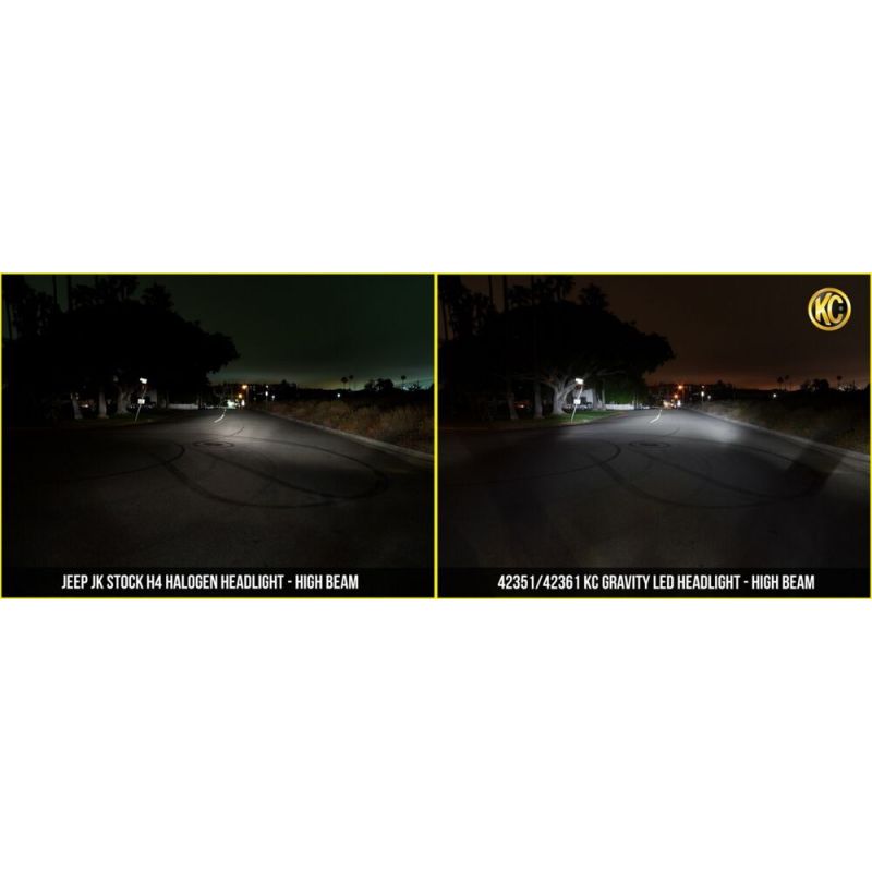 7" Gravity® LED DOT Headlight - Driving Beam - Single - Universal / 97-06 Jeep TJ