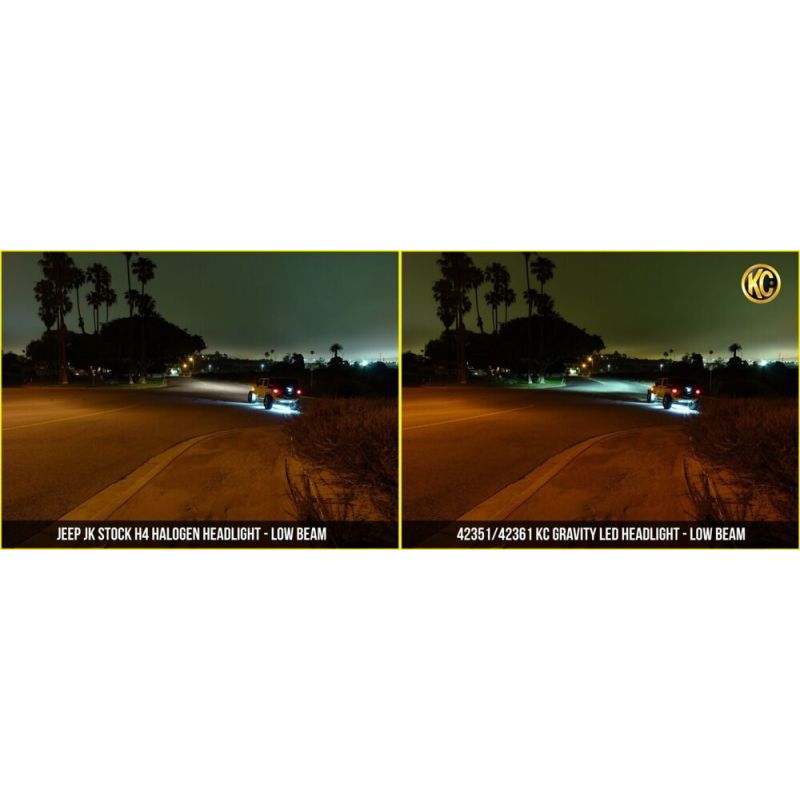 7" Gravity® LED DOT Headlight - Driving Beam - Single - Universal / 97-06 Jeep TJ