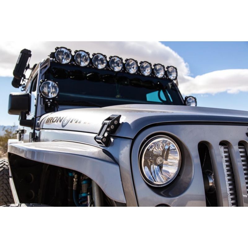 7" Gravity® LED DOT Headlight - Driving Beam - Pair - 07-18 Jeep JK