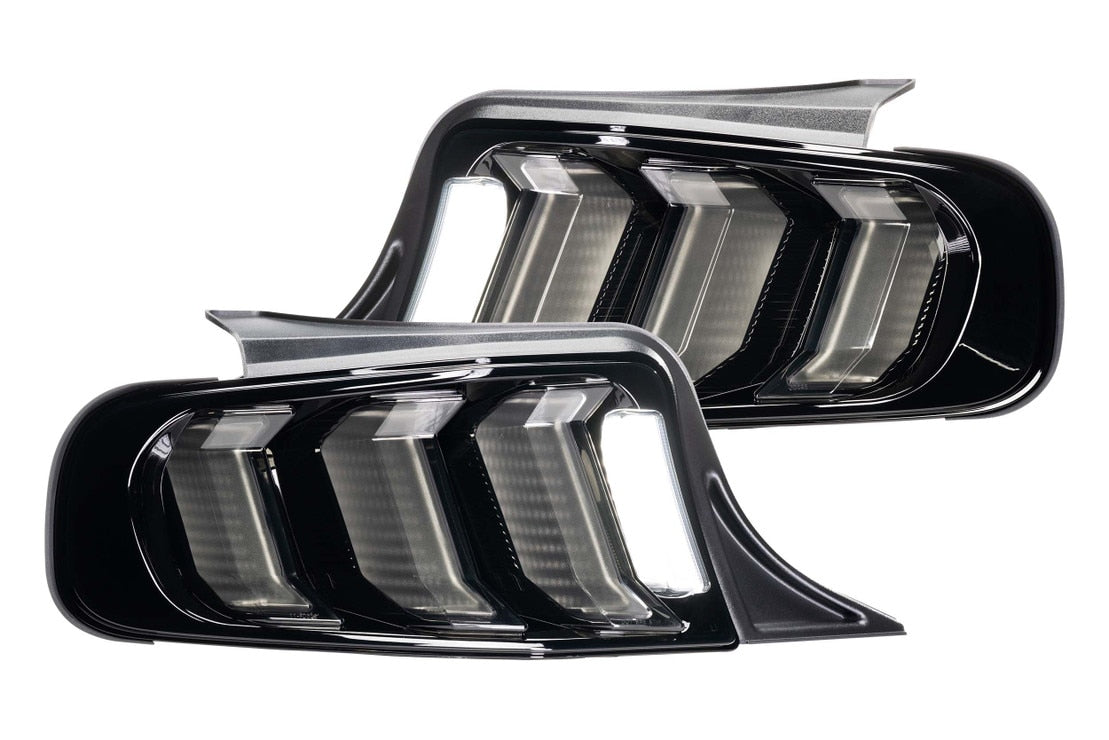 13-14 FORD MUSTANG FACELIFT XB LED TAIL LIGHTS (SMOKED)