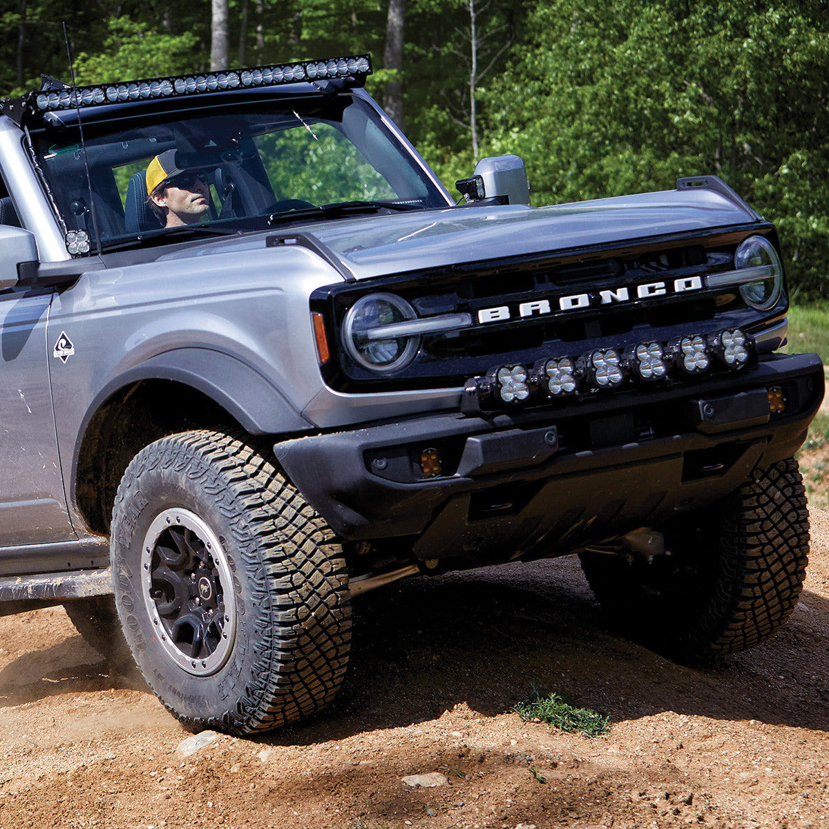 Ford XL Linkable Bumper Light Kit - Ford 2021-2025 Bronco; NOTE: w/ OE Plastic Bumper