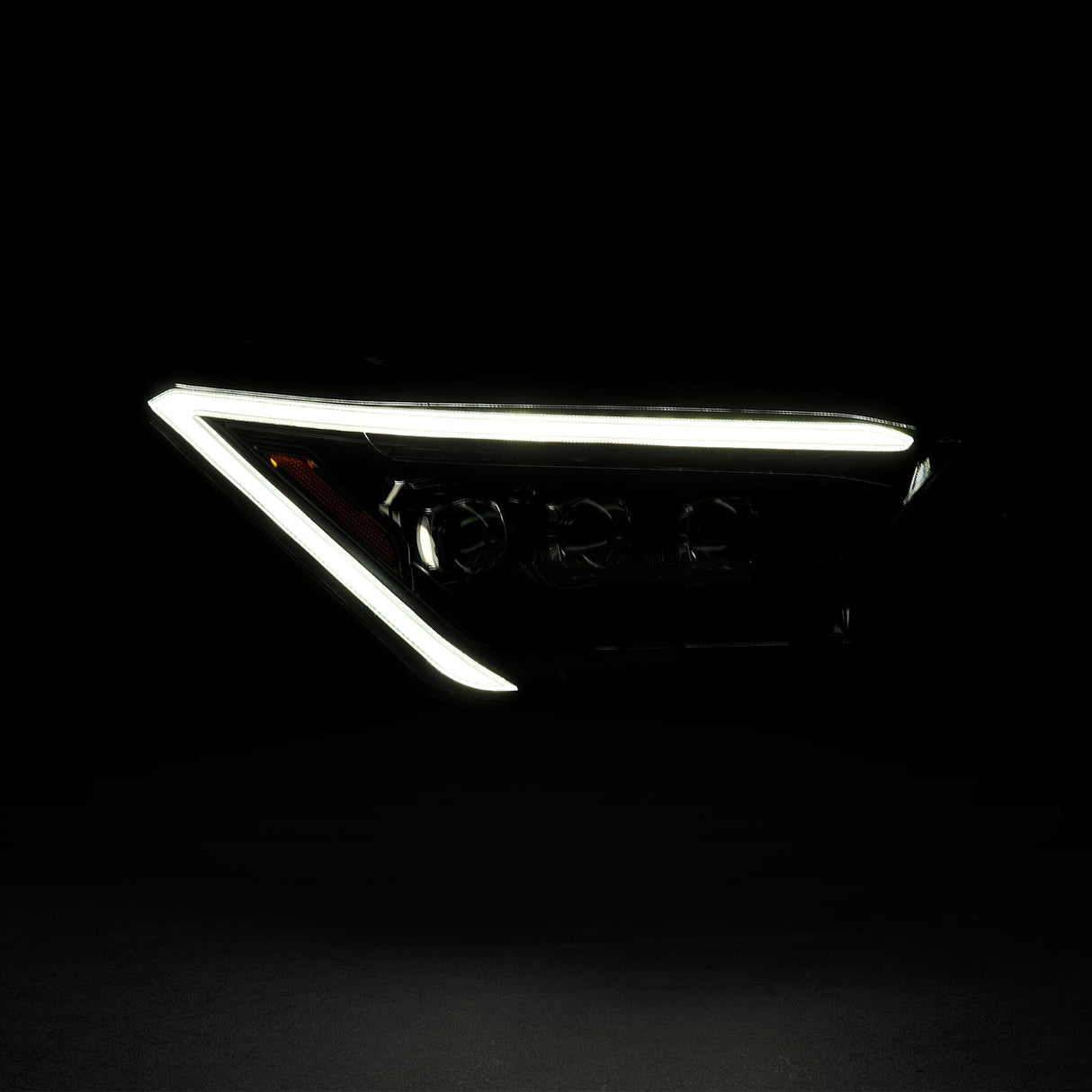 24-25 Toyota Tacoma / 25-up 4Runner LUXX-Series LED Projector Headlights Alpha-Black