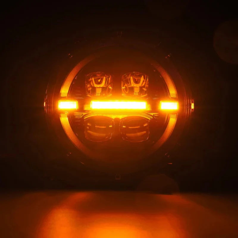 Jeep Wrangler JL/Gladiator JT: Multicolor Flow Series Alphablack Nova-Series Headlights (2018-2025) | Alpharex