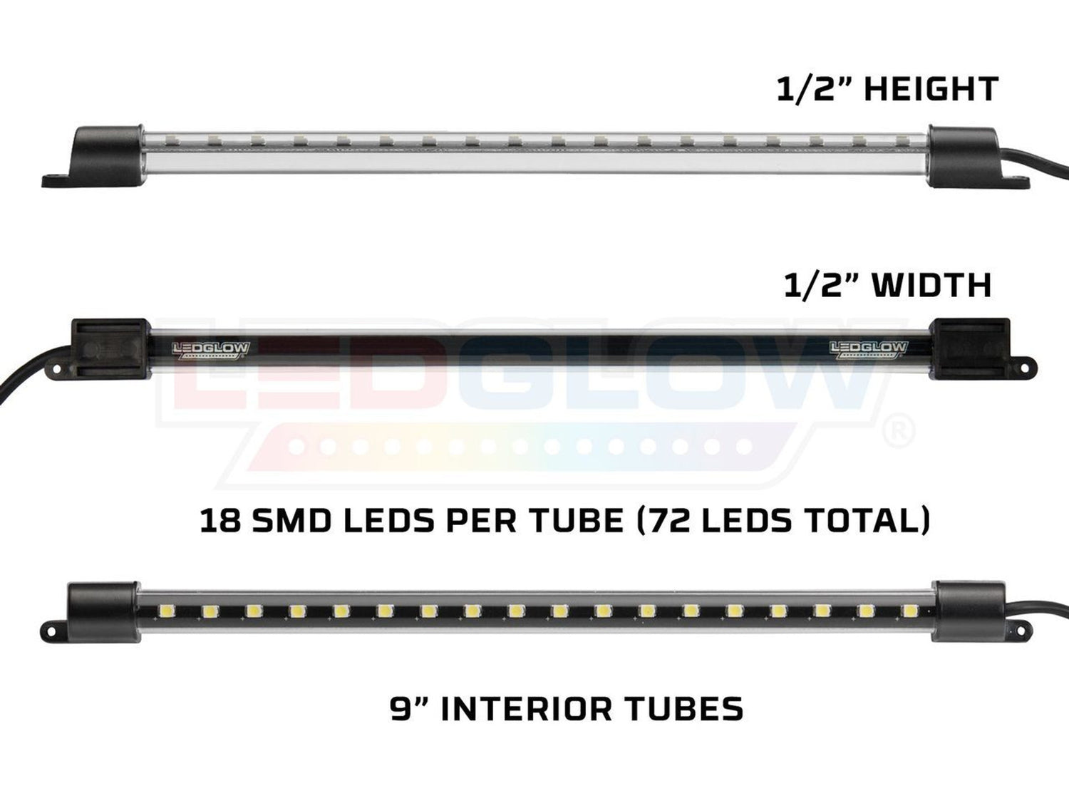 4pc Purple LED Interior Lighting Kit