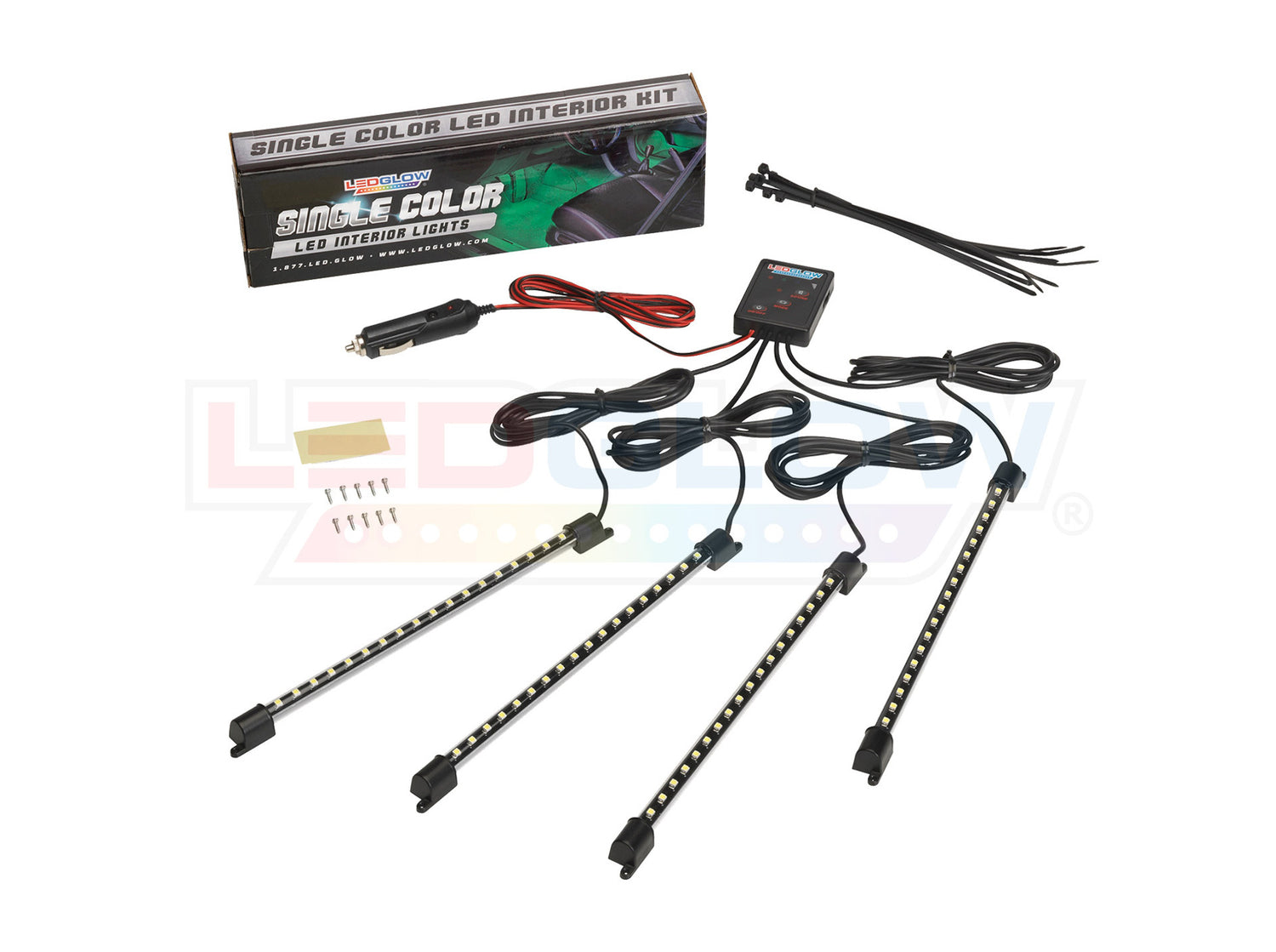 4pc Purple LED Interior Lighting Kit