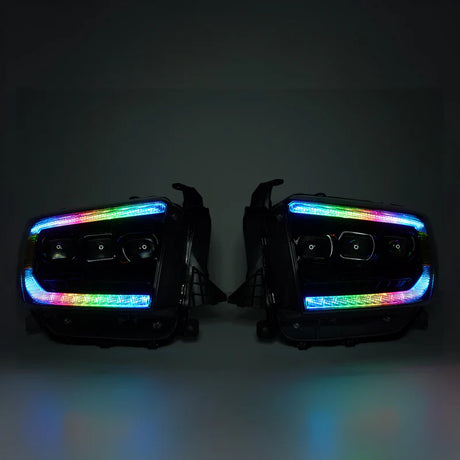 Toyota Tundra: Multicolor Flow Series Headlights (2014-2021) | XB Morimoto