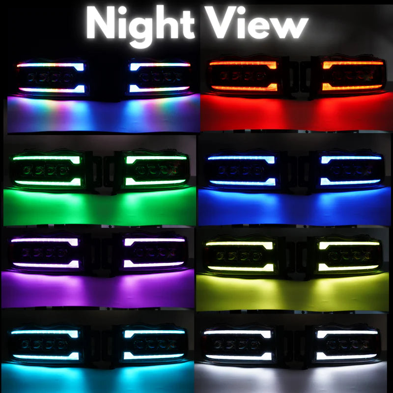Dodge Ram HD: Multicolor Flow Series NOVA Headlights (2002-2005)