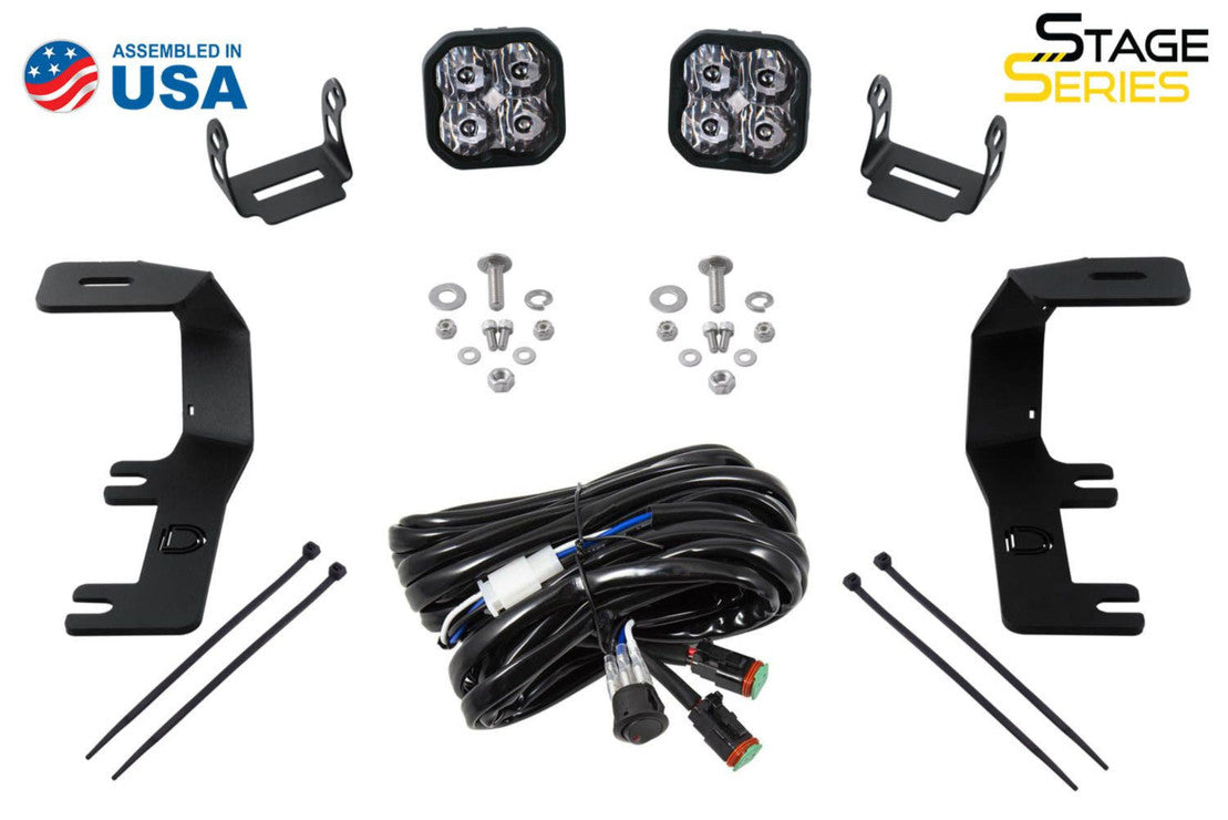 STAGE SERIES BACKLIT DITCH LIGHT POD KIT: 14-19 SILVERADO/SIERRA