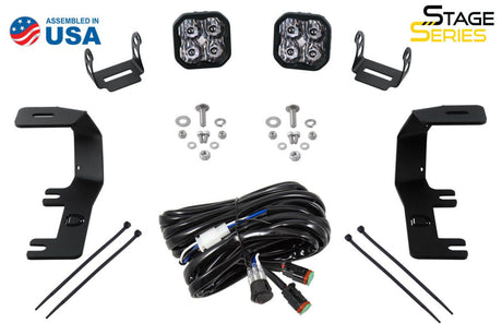 STAGE SERIES BACKLIT DITCH LIGHT POD KIT: 14-19 SILVERADO/SIERRA