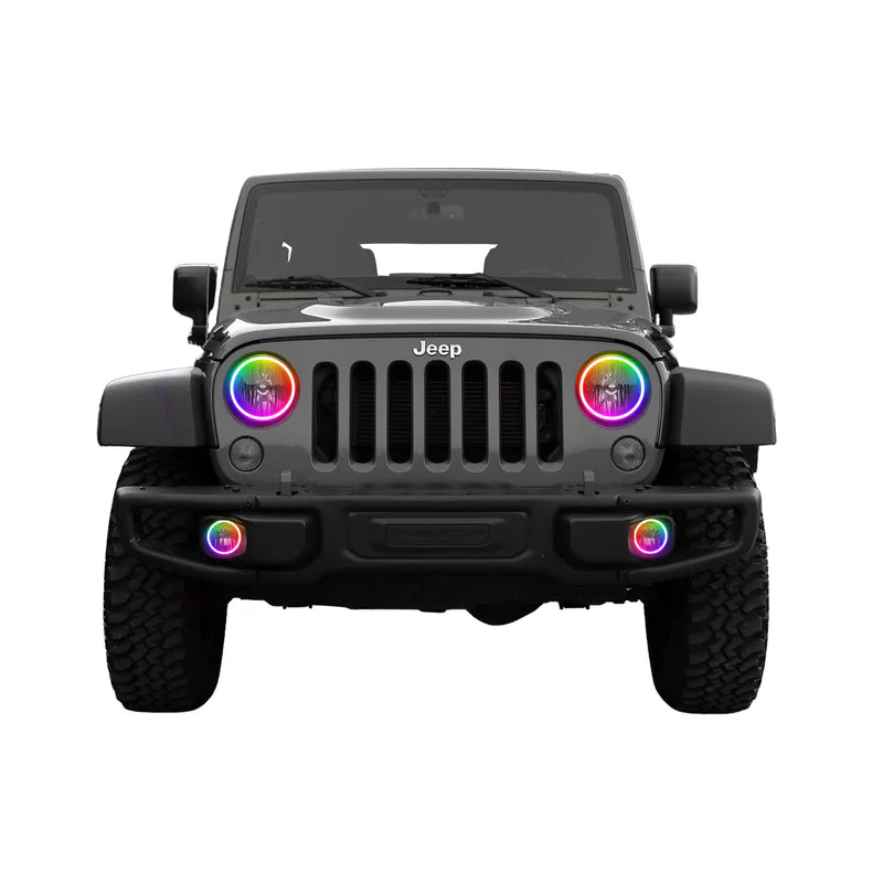 Jeep Wrangler JK Multicolor Halo Kit (2007-2016)