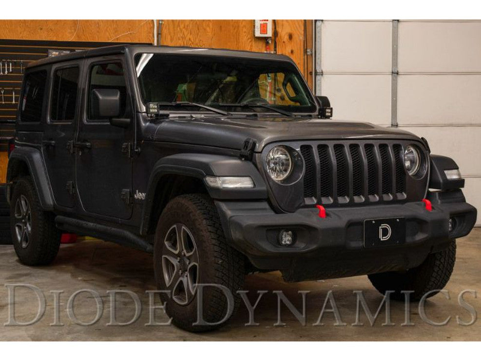 SS3 LED Fog Light Kit for 2018-2025 Jeep JL Wrangler