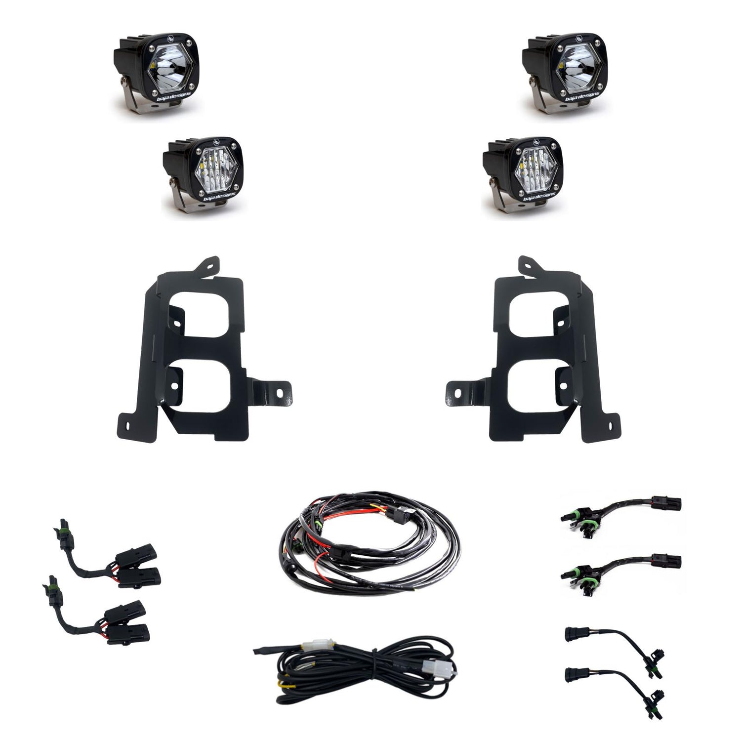 GMC S1 Dual Fog Pocket Light Kit - GMC 2019-22 Sierra 1500