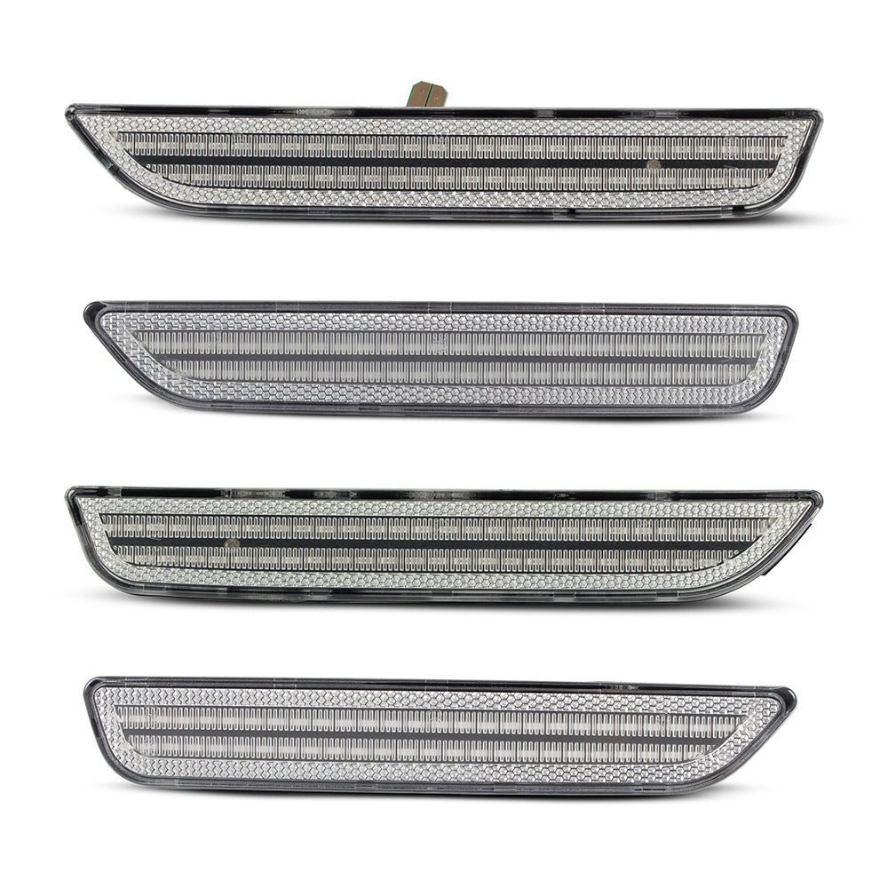 2010-2014 Ford Mustang Clear LED Side Markers (SET)