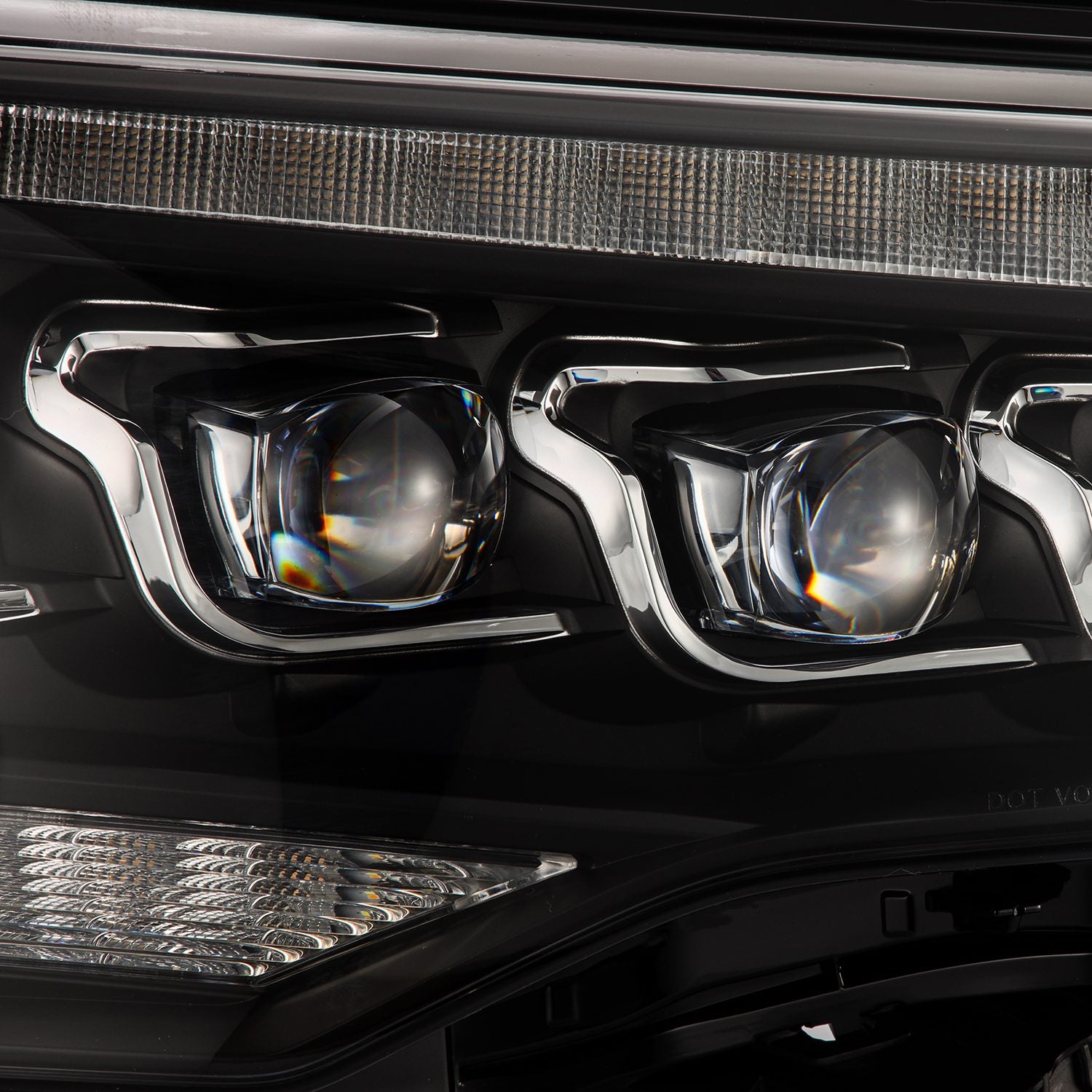 14-24 Toyota 4Runner MK II NOVA-Series LED Projector Headlights Black