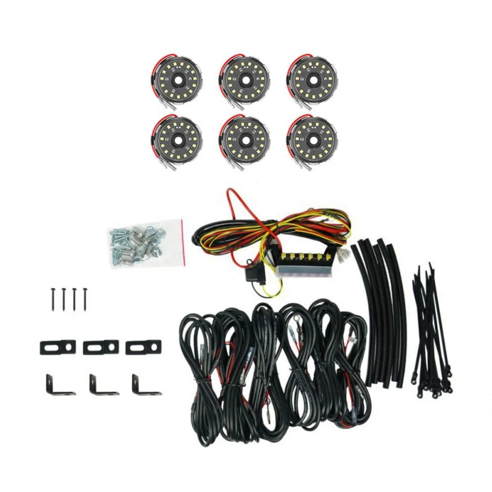 Cyclone V2 LED 6-Light - Rock Light Kit