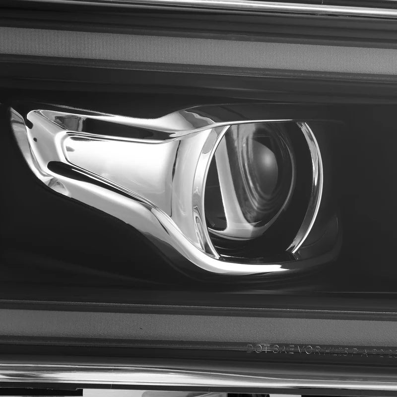 94-01 Dodge Ram 1500/94-02 Ram 2500/3500 LUXX-Series LED Headlights Black