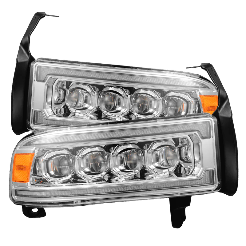 94-01 Dodge Ram 1500/94-02 Ram 2500/3500 NOVA-Series LED Headlights Chrome