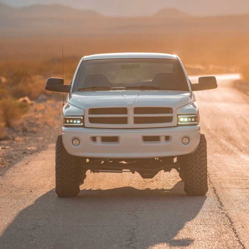 94-01 Dodge Ram 1500/94-02 Ram 2500/3500 NOVA-Series LED Headlights Chrome