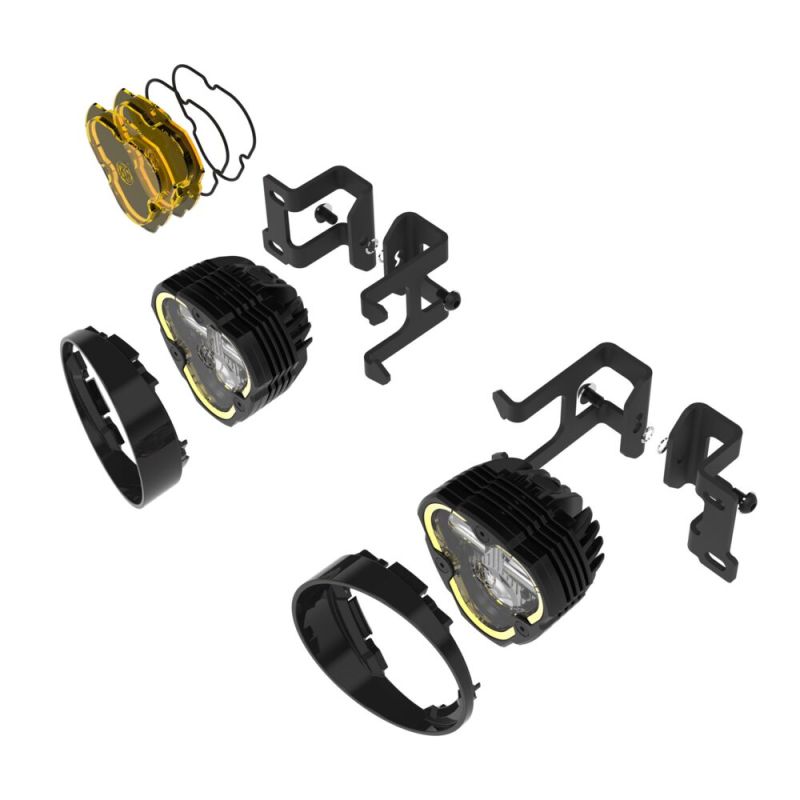 FLEX ERA® 3 Dual Mode SAE Fog LED Light Pods - 2-Light Master Kit - Toyota Tacoma/4Runner/Tundra