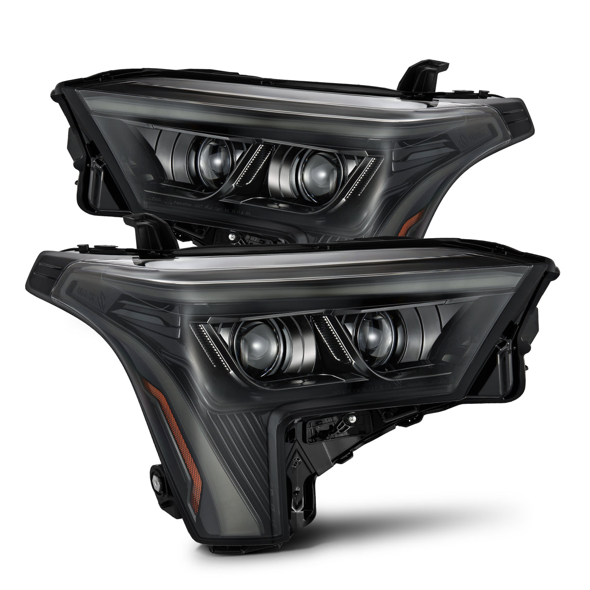 22-25 Toyota Tundra/Sequoia LUXX-Series LED Projector Headlights Alpha-Black