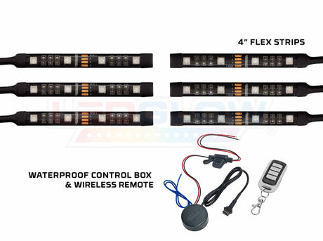 Advanced Million Color LED Mini Motorcycle Lighting Kit