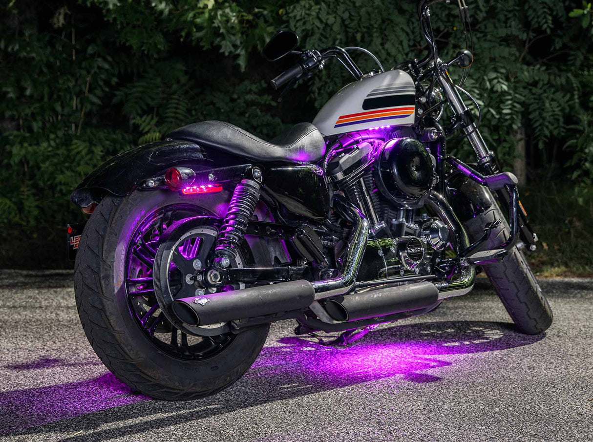 Advanced Million Color LED Mini Motorcycle Lighting Kit