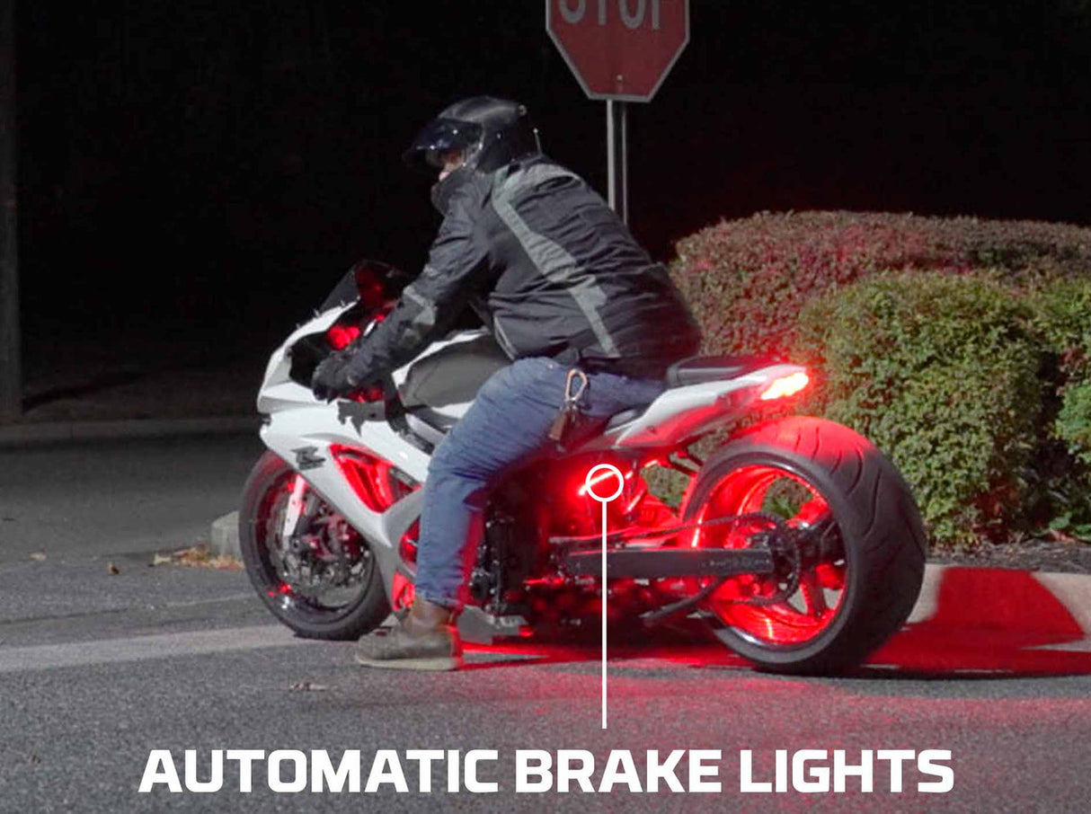 Advanced Million Color LED Motorcycle Lighting Kit for Sport Bikes