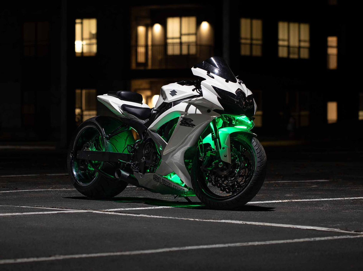 Advanced Million Color LED Motorcycle Lighting Kit for Sport Bikes