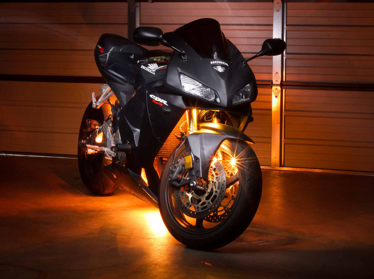 Advanced Orange LED Mini Motorcycle Lighting Kit