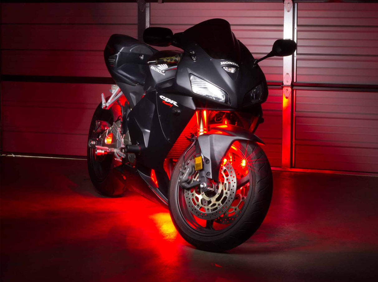 Advanced Red LED Mini Motorcycle Lighting Kit