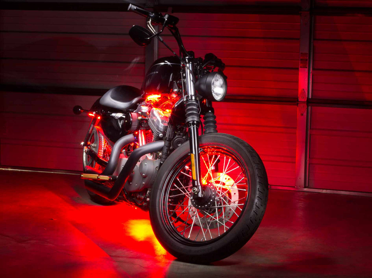 Advanced Red LED Mini Motorcycle Lighting Kit
