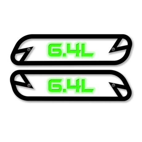 6.4L HEmblem Replacements - Fits 2019-2025 Ram® 2500, 3500, 4500 - Fully Customizable, LED