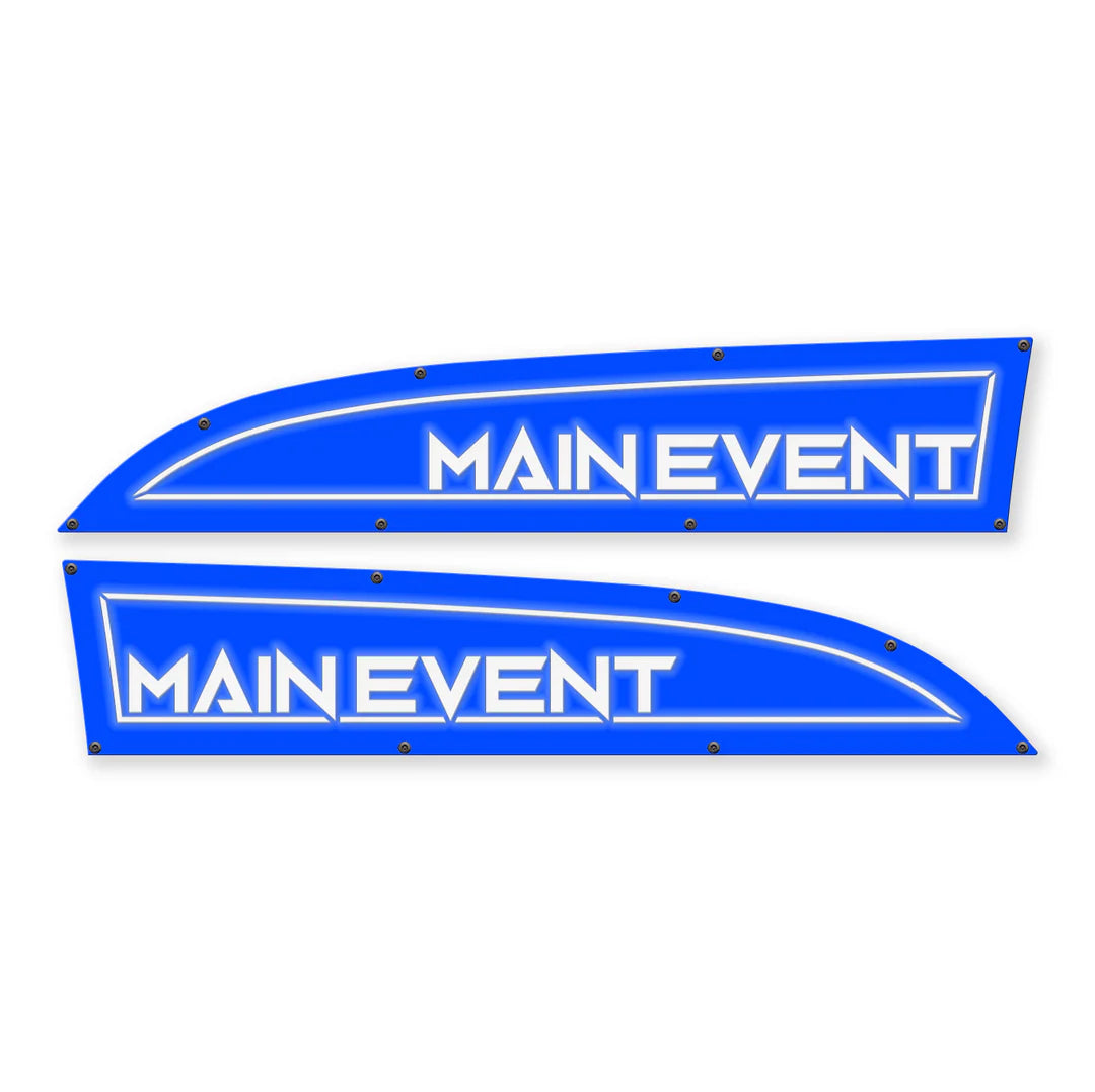 Main Event 11-16 Ford® Super Duty® Fender Badge Replacements - Fully Customizable, LED - Main Event LED - Fits 11-16 Ford® Super Duty®