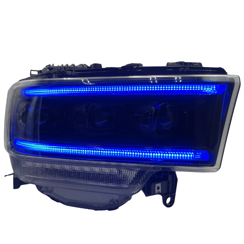 Ram HD: Multicolor Flow Series Headlights (2019-2023) | XB Morimoto