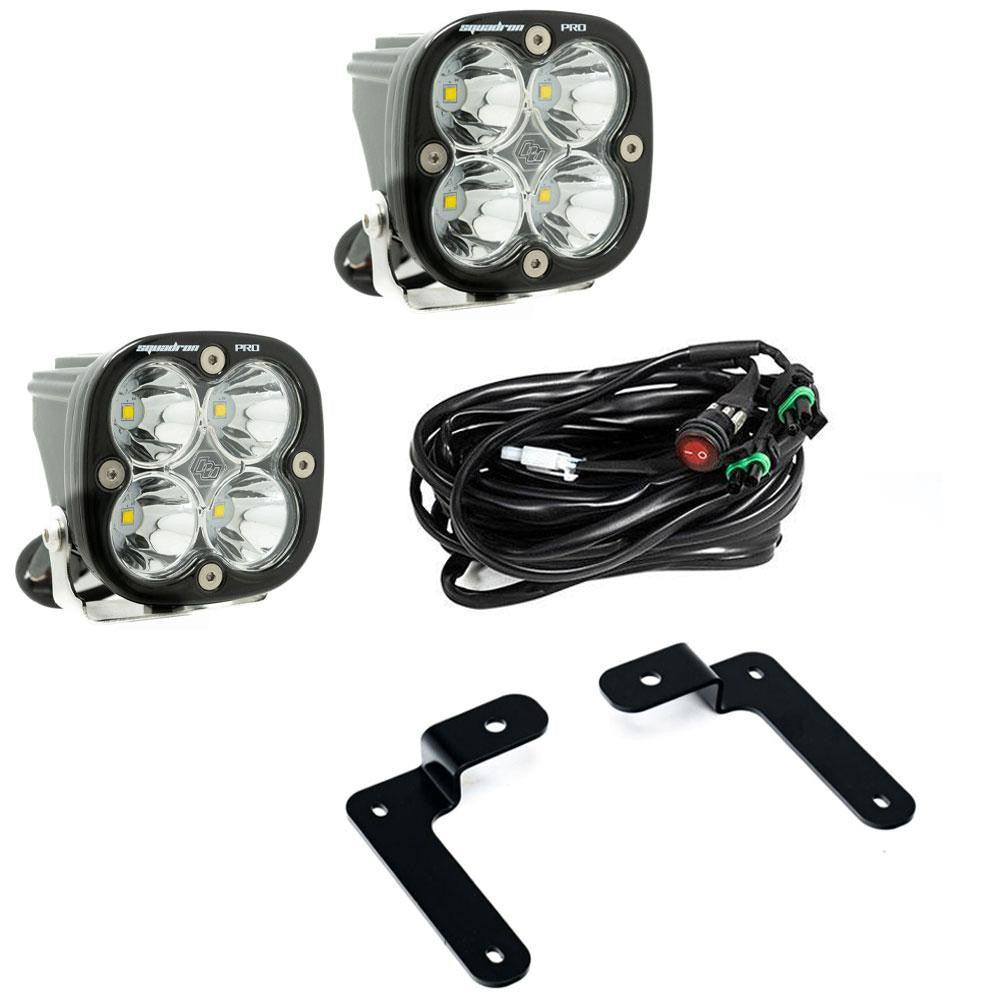 Jeep JL/JT Squadron Pro A-Pillar Light Kit - Jeep 2020-2025 Gladiator; 2018-2025 Wrangler JL
