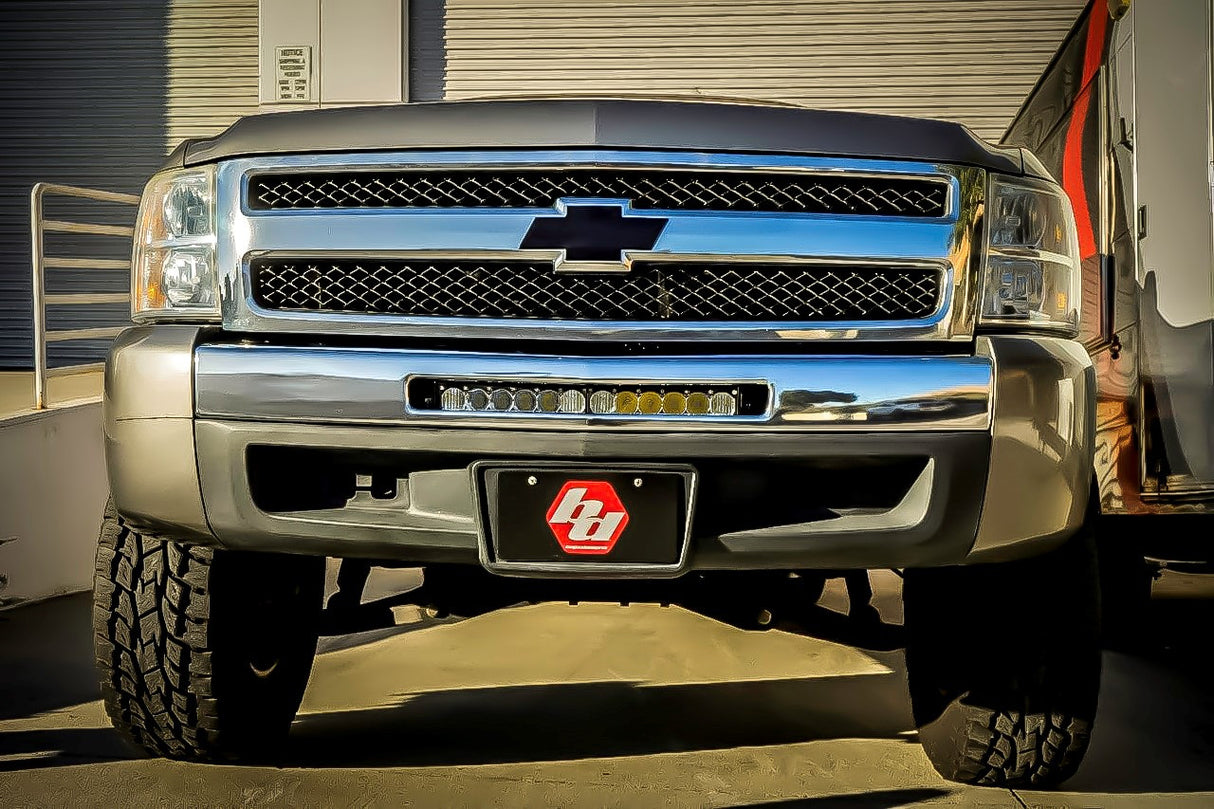 Chevy/GMC S8 20 Inch Bumper Light Bar Kit - Chevy/GMC 2007-13 Silverado/Sierra 1500/2500HD/3500HD {'07 New Body Style}