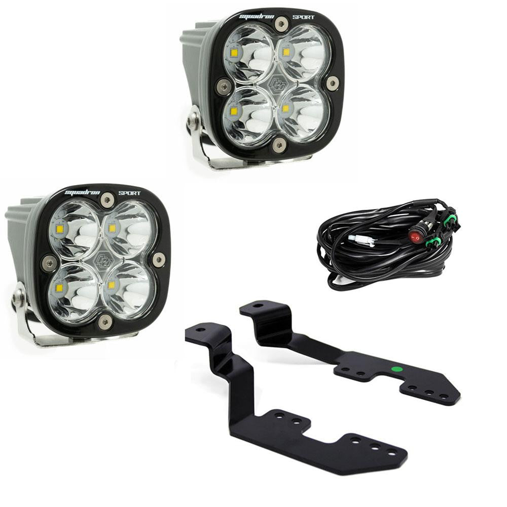 Chevy/GMC Squadron Sport A-Pillar Light Kit - Chevy/GMC 2014-18 Silverado/Sierra 1500; 2015-19 Colorado/Canyon