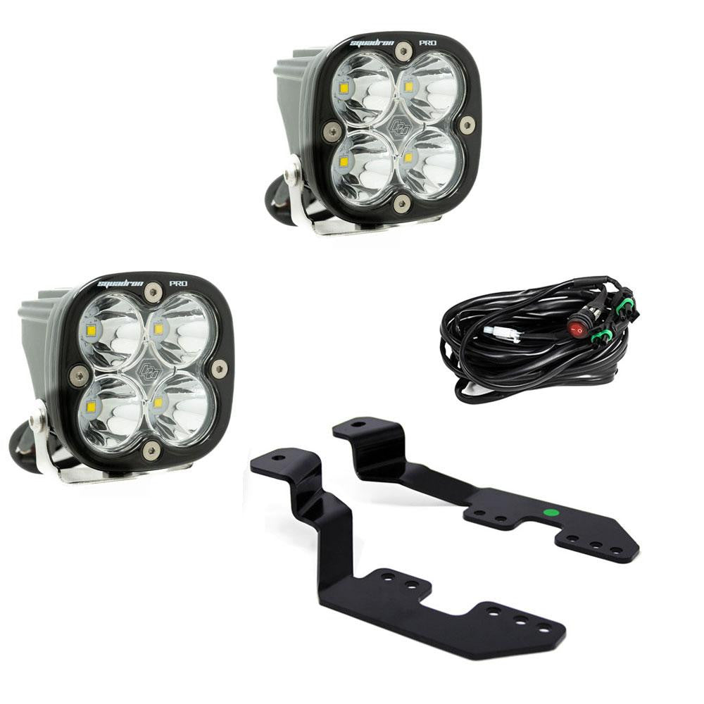 Chevy/GMC Squadron Pro A-Pillar Light Kit - Chevy/GMC 2014-18 Silverado/Sierra 1500; 2015-19 Colorado/Canyon