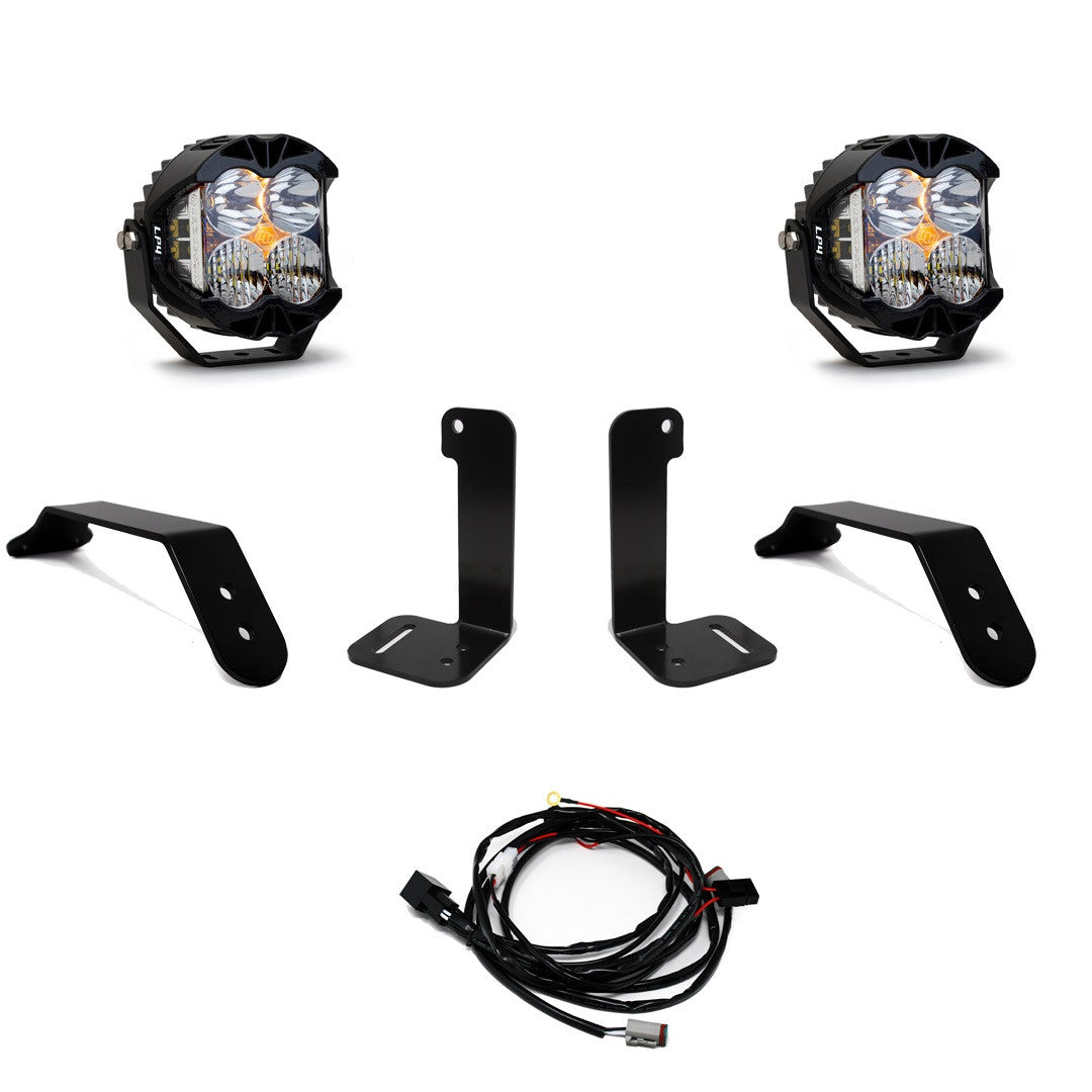 Jeep JL/JT LP4 Pro Bumper Light Kit - Jeep 2020-2025 Gladiator; 2018-2025 Wrangler JL; NOTE: w/ OE Plastic Bumper