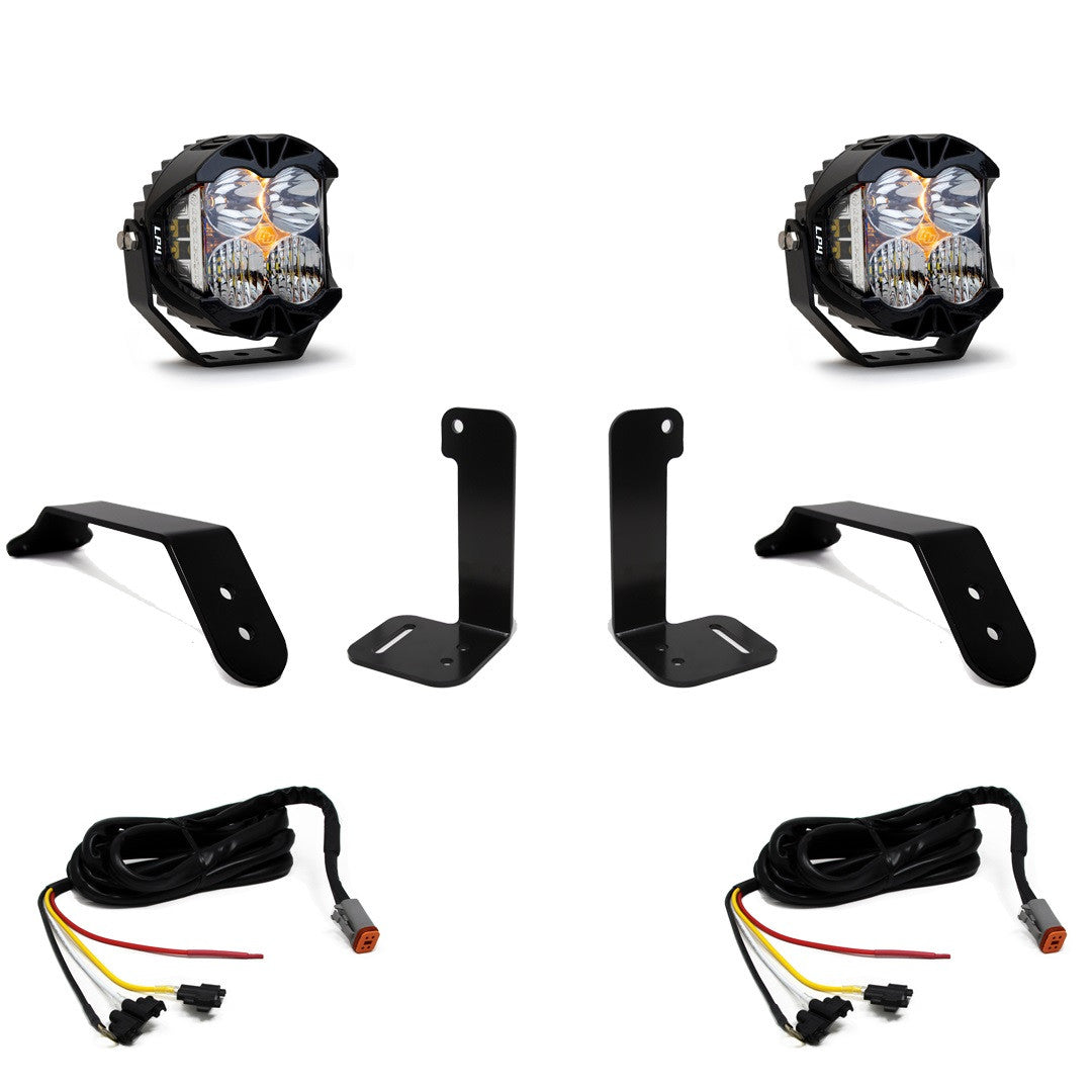 Jeep JL/JT LP4 Pro Bumper Light Kit - Jeep 2020-2025 Gladiator; 2018-2025 Wrangler JL; NOTE: w/ OE Plastic Bumper