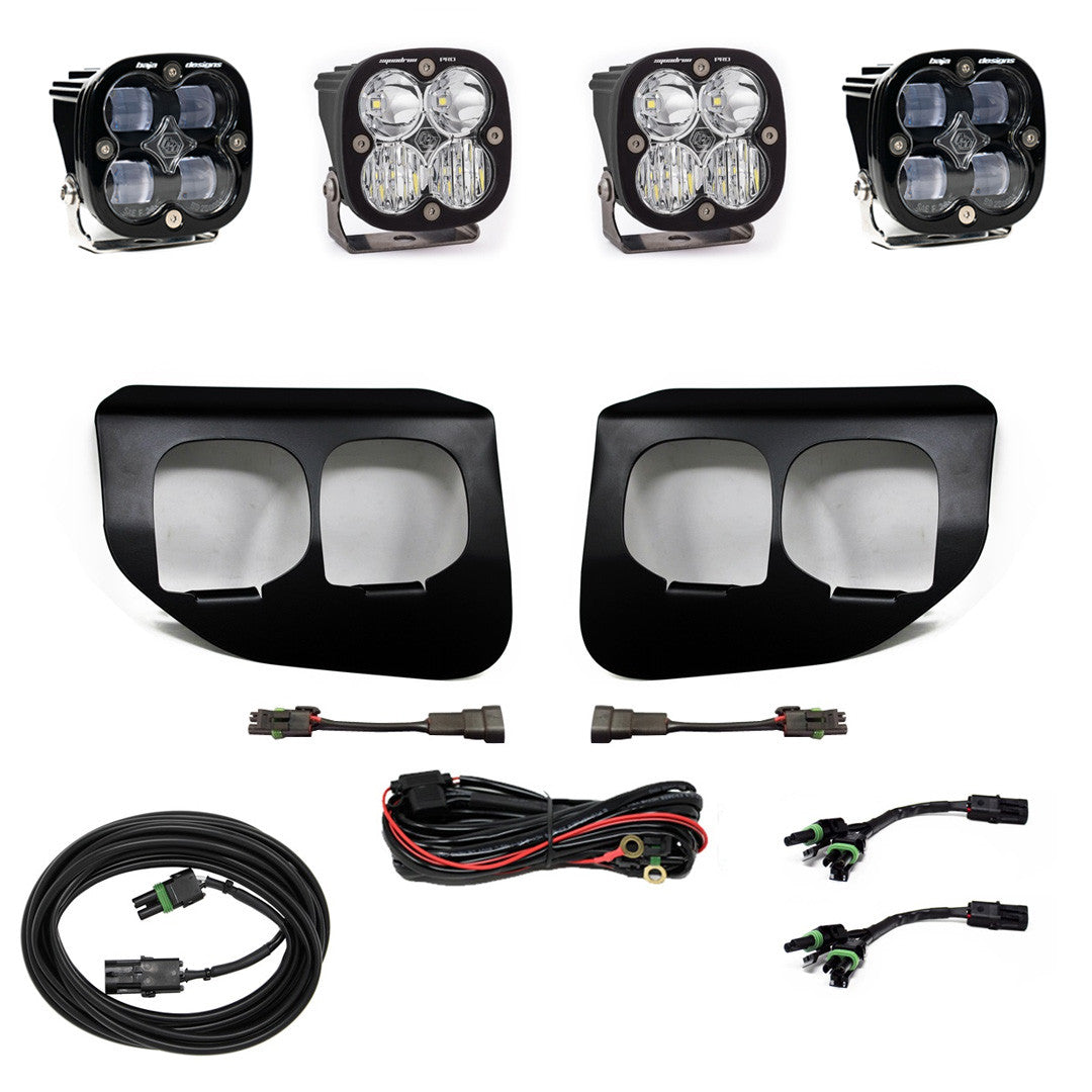 Ford Squadron SAE/Pro Fog Pocket Light Kit - Ford 2020-22 F-250/350 Super Duty