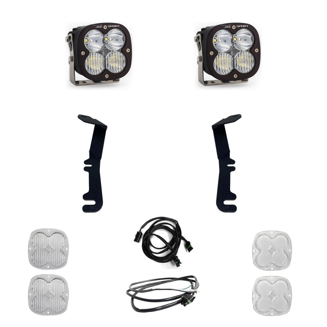 RAM XL Sport A-Pillar Light Kit - RAM 2019-24 1500 Rebel; 2021-24 1500 TRX