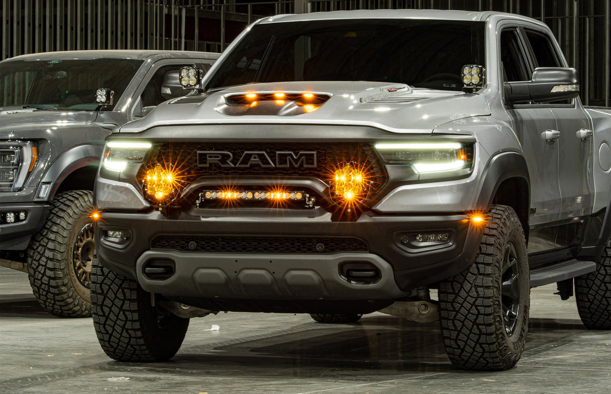 RAM XL Pro A-Pillar Light Kit - RAM 2019-24 1500 Rebel; 2021-24 1500 TRX