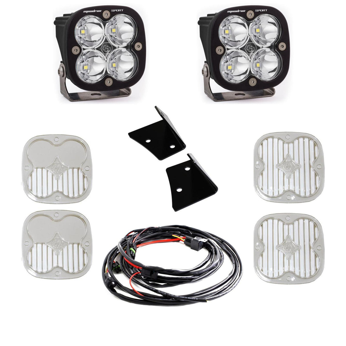 Jeep JK Squadron Sport A-Pillar Light Kit - Jeep 2007-18 Wrangler JK