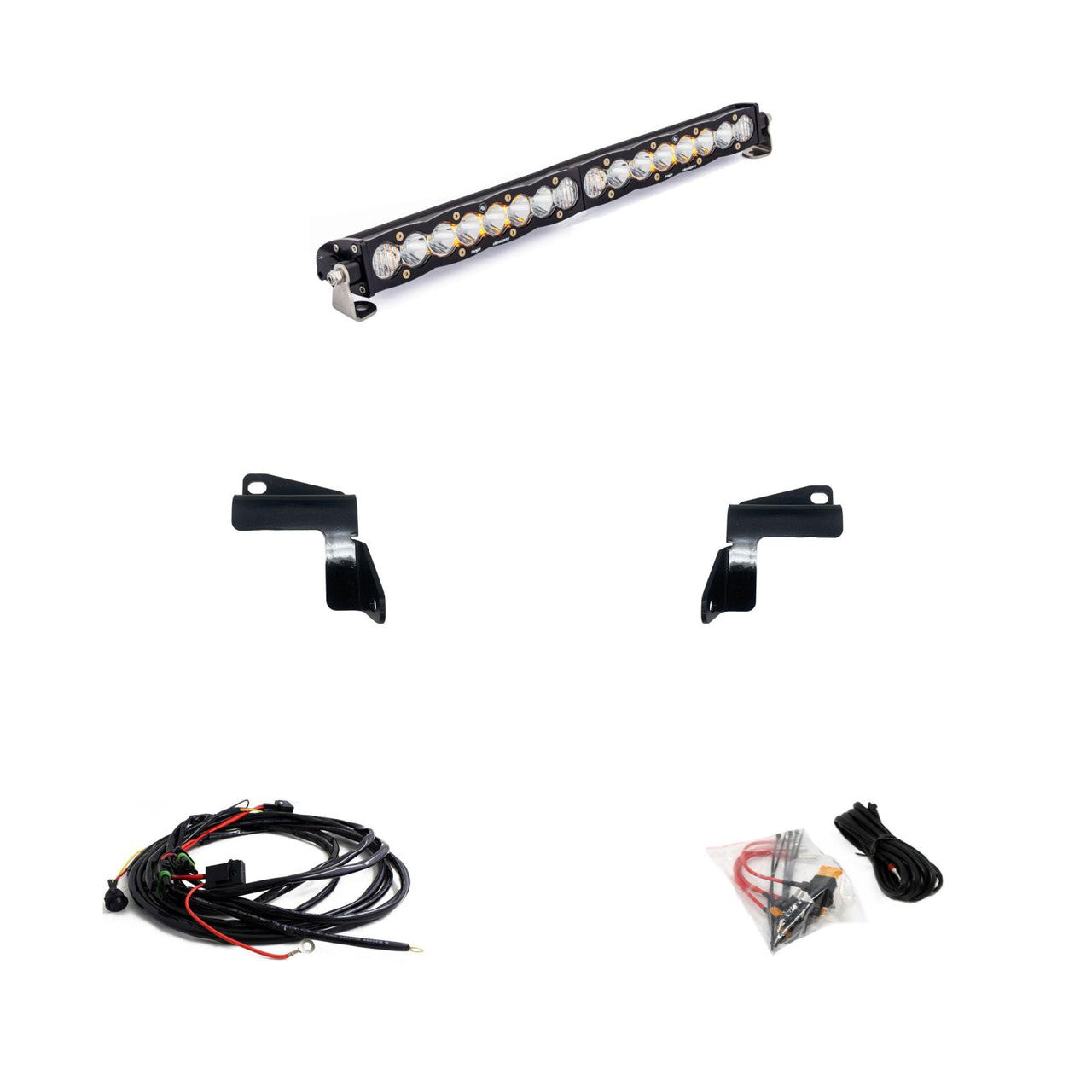 GMC S8 20 Inch Bumper Light Bar Kit - GMC 2020-23 Sierra 2500HD/3500HD