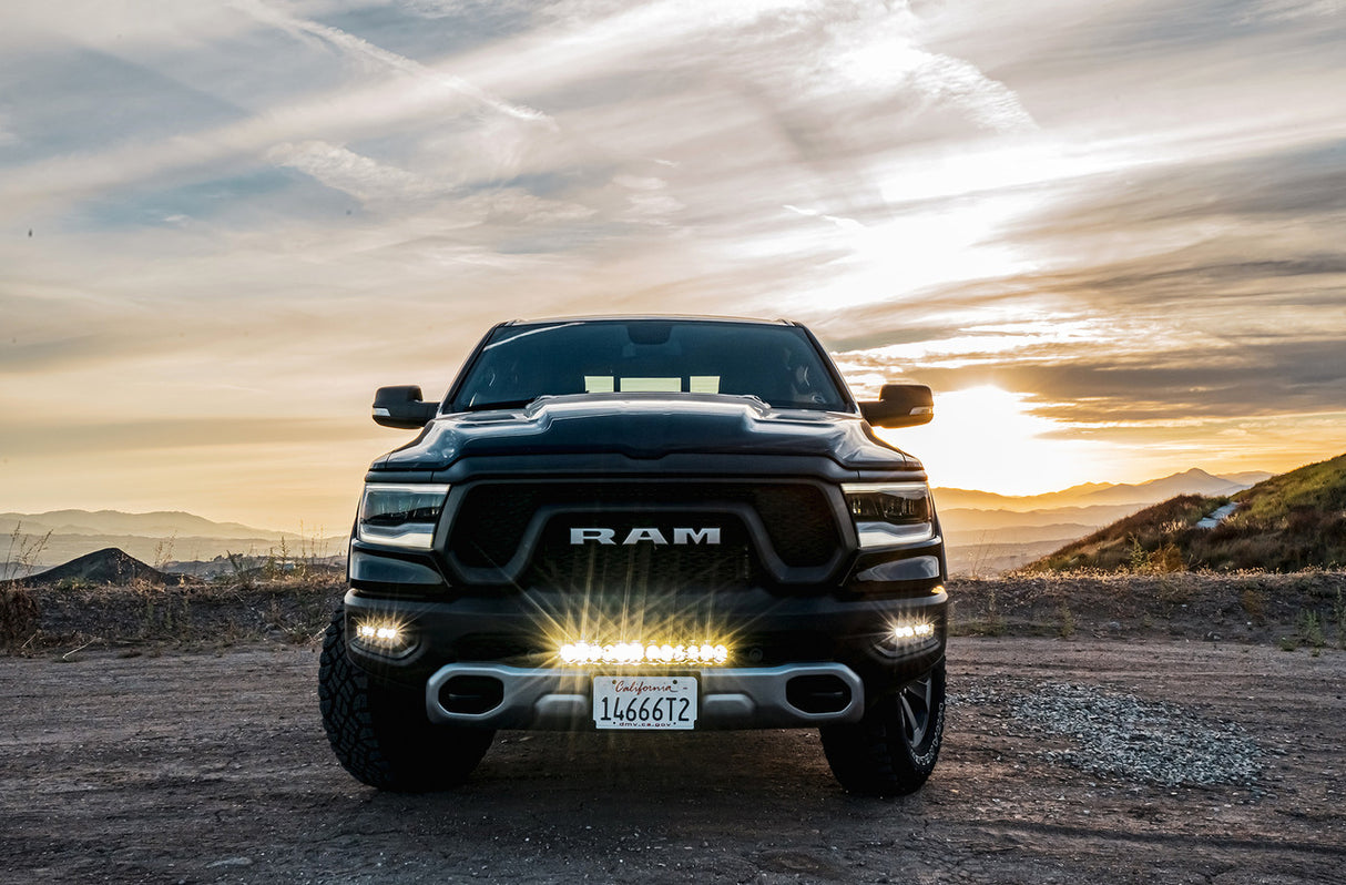 RAM S8 20 Inch Bumper Light Bar Kit - RAM 2019-24 1500 NOTE: Rebel