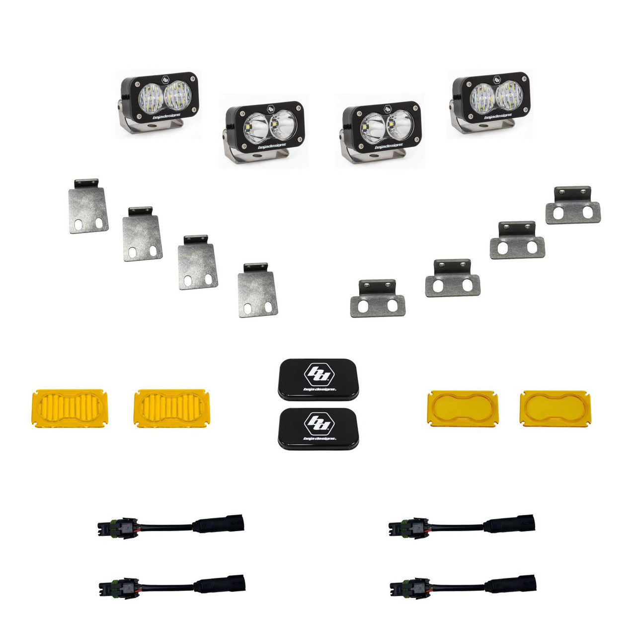 Ford S2 Pro Dual Fog Pocket Light Kit - Ford 2021-2025 F-150 Raptor, 2024-2025 F-150 Raptor 37/R