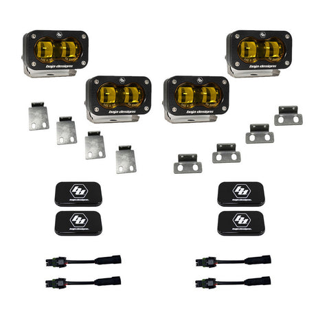 Ford Raptor S2 SAE Dual Fog Pocket Kit - Ford 2021-2025 F-150 Raptor, 2024-2025 F-150 Raptor 37/R