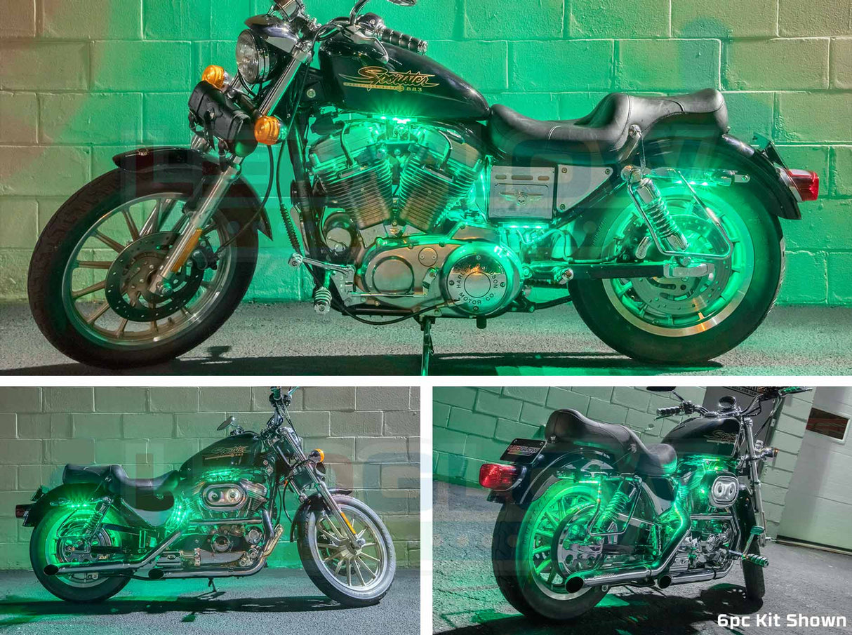 Flexible Million Color LED Motorcycle Lighting Kit